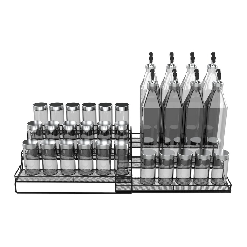 Expandable spice rack