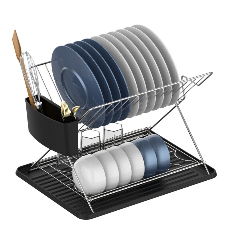 X Shape Dish Drying Rack