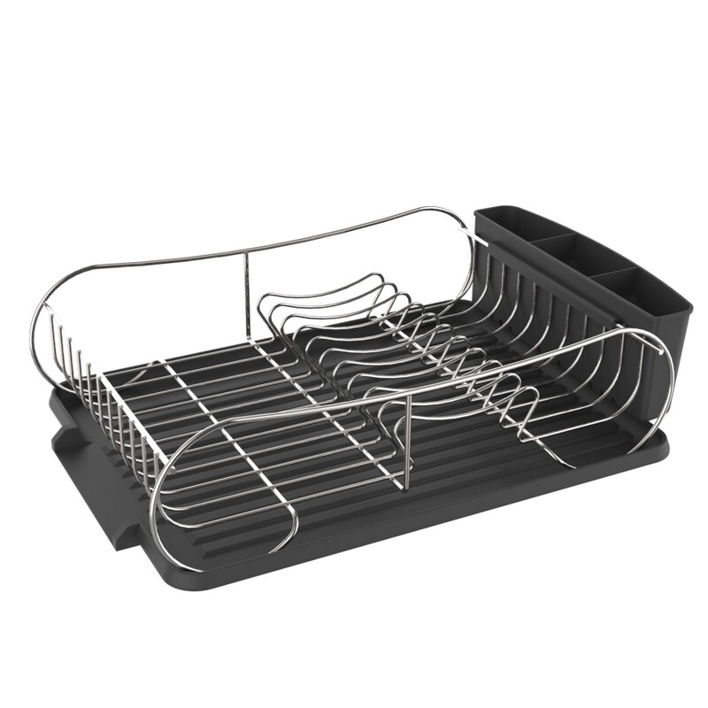 Radial dish rack